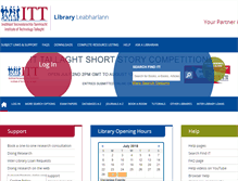 Tablet Screenshot of library.it-tallaght.ie